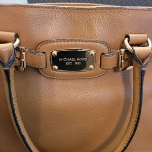 Michael Kors leather satchel handbag